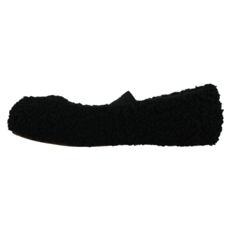 Ženske baletanke Mb Shearling ballerina black