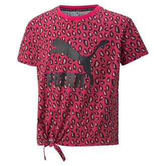 Dečija majica Puma CLASSICS SUMMER ROAR AOP KNOTTED TEE G