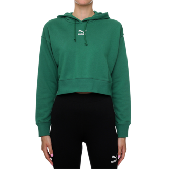 Ženski duks Puma Classics cropped hoodie tr