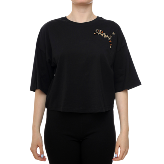 Ženska majica Puma Wardrobe ess leo luxe graphic short tee