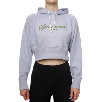 Ženski duks Puma Classics+ relaxed cropped hoodie