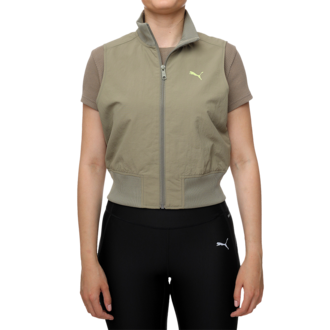 Ženski prsluk Puma Dare to full-zip woven vest