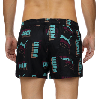 Muški šorc za kupanje Puma SWIM MEN LOGO PRINT SHORT SHORTS 1P