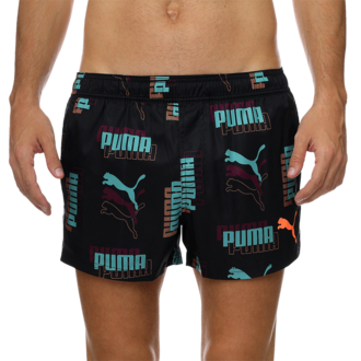 Muški šorc za kupanje Puma SWIM MEN LOGO PRINT SHORT SHORTS 1P