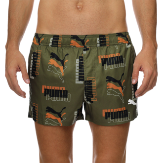 Muški šorc za kupanje Puma SWIM MEN LOGO PRINT SHORT SHORTS 1P