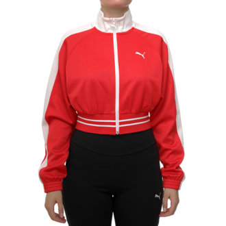 Ženski duks Puma T7 pique relaxed cropped track jacket