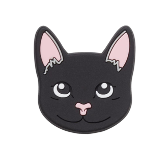 Unisex bedž Crocs Black cat