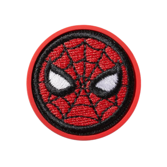 Unisex bedž Crocs Spiderman cartoon face