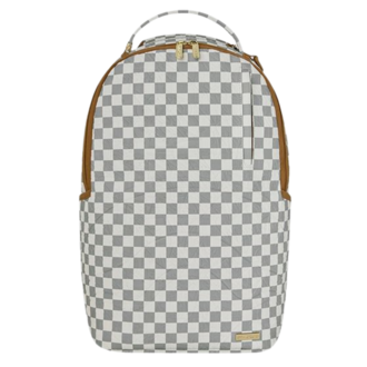 Unisex ranac Sprayground Graff embossed cream check backpack