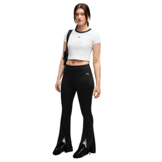 Ženska trenerka donji deo Puma Ess flared pintuck tights