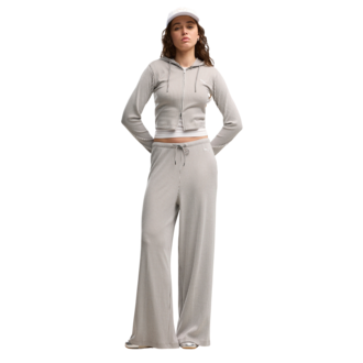 Ženska trenerka donji deo Puma Ess ribbed wide leg soft touch pants op