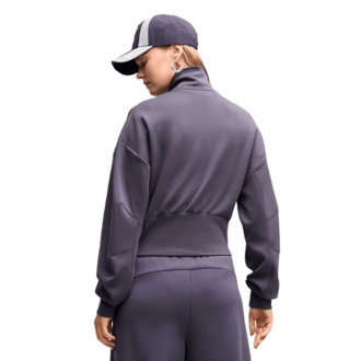 Ženski duks Puma Tech Sense balloon sleeve soft touch half-zip crew dk