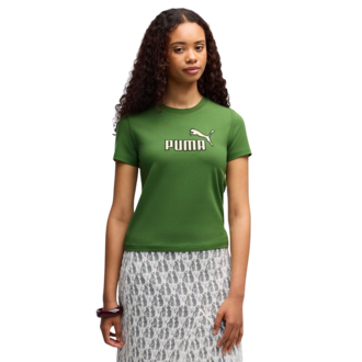 Ženska majica Puma Ess elevated no.1 logo slim short tee