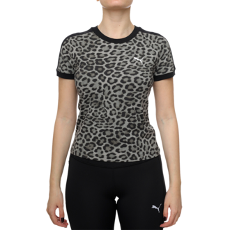Ženska majica Puma T7 leo luxe aop slim tee