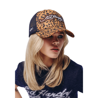 Unisex kačket Ed Hardy leopard print 5 panel trucker