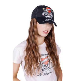 Unisex kačket Ed Hardy love-slowly twill front mesh trucker