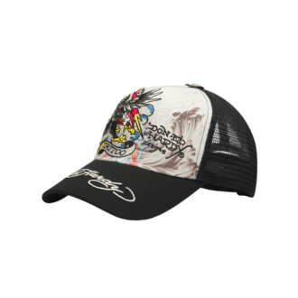 Unisex kačket Ed Hardy tattoo eagle 5 panel trucker cap