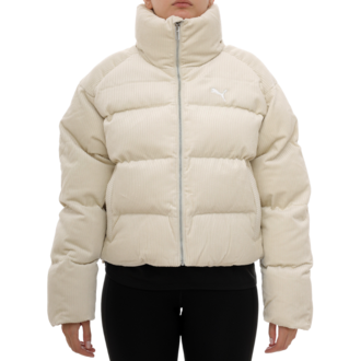 Ženska zimska jakna Puma Wardrobe ess corduroy puffer jacket