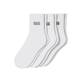Ženske čarape Ugg Quinlin logo quarter 3 pack