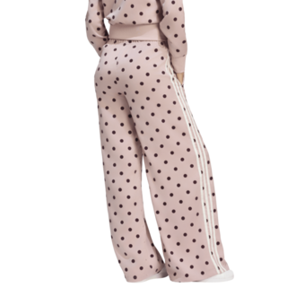 Ženska trenerka donji deo adidas Satin polka dots wide leg pant