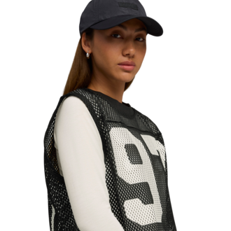 Ženska majica top Puma X rosé relaxed mesh top