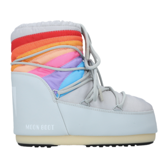 Ženske čizme Moon Boot Icon Low Rainbow Glacier Grey