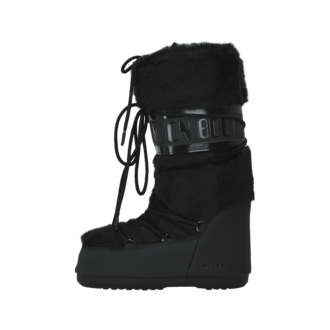 Ženske čizme Moon Boot Icon Faux Fur Black