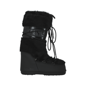 Ženske čizme Moon Boot Icon Faux Fur Black