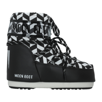 Ženske čizme Moon Boot Icon low opt black/white