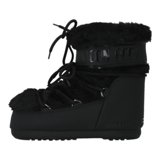 Ženske čizme Moon Boot Icon Low Faux Fur Black