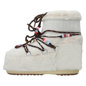 Ženske čizme Moon Boot Icon Low Faux Fur Cream