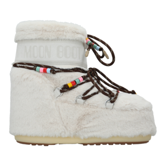 Ženske čizme Moon Boot Icon Low Faux Fur Cream