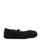 Ženske baletanke Mb Shearling ballerina black