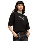 Ženska majica Puma Ess graphics leo luxe bedazzled oversized tee