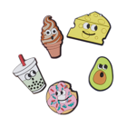 Unisex set Crocs Lights up food friends 5 pack