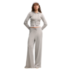 Ženska trenerka donji deo Puma Ess ribbed wide leg soft touch pants op