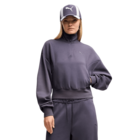 Ženski duks Puma Tech Sense balloon sleeve soft touch half-zip crew dk