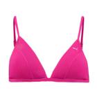 Ženski kupaći gornji deo Puma SWIM WOMEN RIBBED TRIANGLE TOP 1P