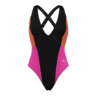 Ženski kupaći Puma SWIM WOMEN PLUNGE SWIMSUIT 1P