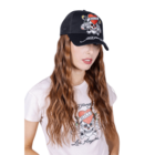 Unisex kačket Ed Hardy love-slowly twill front mesh trucker