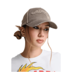Unisex kačket Ed Hardy raw edge applique 5 panel trucker cap