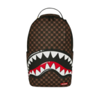 Unisex ranas Sprayground Sharks in Paris wtf Bubble Brown Check Backpack