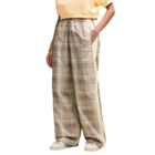 Ženska trenerka donji deo Puma T7 relaxed tartan woven pants op