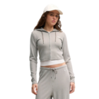 Ženski duks Puma Ess ribbed full-zip soft touch hoodie